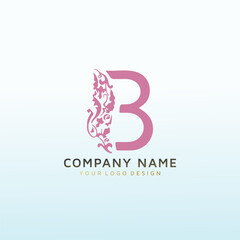 Sophisticated beauty brand logo letter B to appeal to women