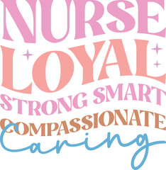 Nurse Retro Sublimation Design Bundle