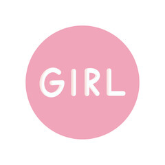 girl label
