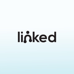 Clever vector Logo for linked
