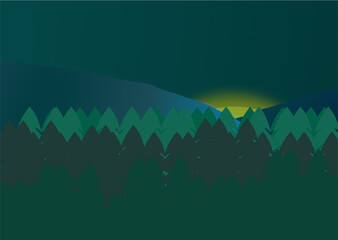 illustration of landscape
