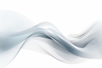 Obraz premium Line Wave Background - Generative AI