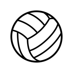 volleyball isolated on white