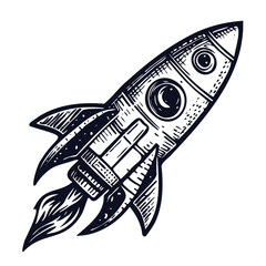 space rocket sketch © Satoru Sketches