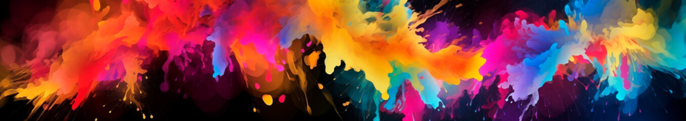 generative ai illustration of modern abstract art