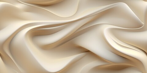 Obraz premium Abstract 3D Background with colorful Wavy Lines. Seamless cream texture. Generative AI