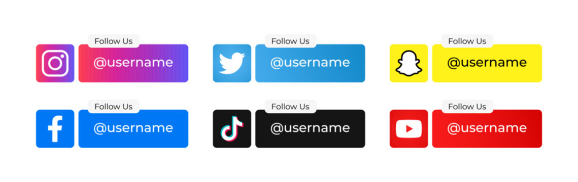 Popular social media icons logos. Follow Us banners. Facebook, Instagram, WhatsApp, Telegram, Linkedin, Youtube, messenger, Twitter, logo. Iphone Whatsapp