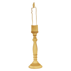 Gold Elegant Royal Candlestick