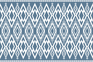 Traditional Thai woven fabric pattern for designing fabric patterns.
