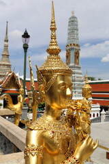 Fototapeta na wymiar Wat Phra Kaew and The Grand Palace in Bangkok, Thailand