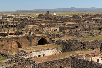 The ancient city of Bosra, a former capital of the Roman province of Arabia, was built in the 1-2 century. UNESCO World Heritage. Syria.