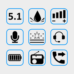 set of icons for web and applications