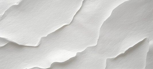 white paper texture background, rough and textured in white paper. Generative AI.