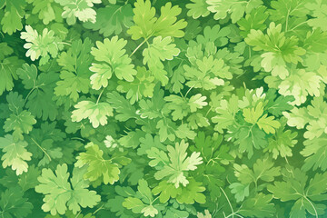 Fototapeta na wymiar Illustration, Abstract parsley background