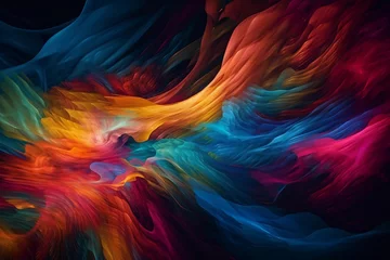 Photo sur Plexiglas Mélange de couleurs Abstract wallpaper of different colors