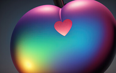Valentine's Day background. Ai generated technology