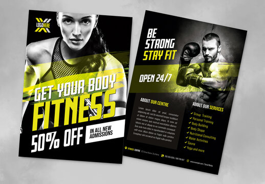 Sport Gym Flyer Template