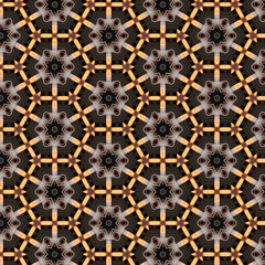 Vibrant and Symmetrical Digital Abstract Kaleidoscope Art with Intricate Geometric Patterns, Fractal Elements, and Psychedelic Colors, Perfect for Contemporary Design Projects, Modern Wallpaper	
