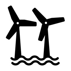 wind turbine silhouette
