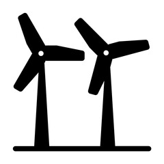 silhouette of turbine