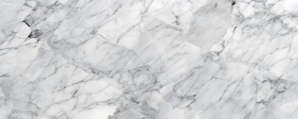 high resolution white Carrara marble stone texture. Generative AI.