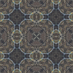 Vibrant and Symmetrical Digital Abstract Kaleidoscope Art with Intricate Geometric Patterns, Fractal Elements, and Psychedelic Colors, Perfect for Contemporary Design Projects, Modern Wallpaper	