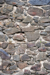 ancient stone wall. old architectural texture