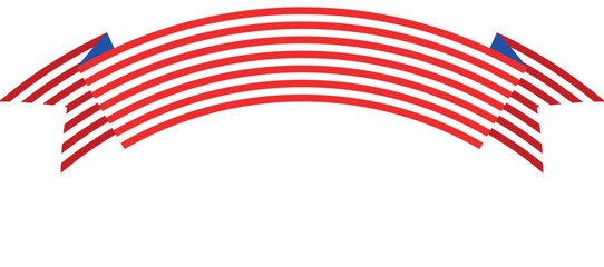 Fototapeta premium fourth of july, 4th of july, independence of the united states of america, idependence day, patriot flag, patriot ribbon,