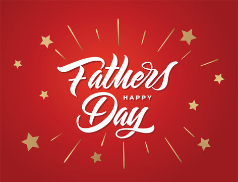 Happy father's Day. Text. Typographic. Vector
