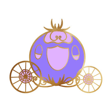 Purple Pumpkin Carriage