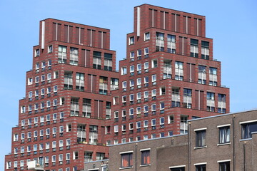 Amsterdam Modern Residential Pyramid Shaped Buildings, Netherlands