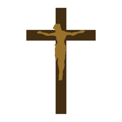 Religious Cross Icon vector illustrations