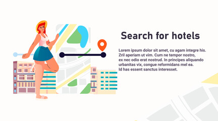 online hotel booking in mobile app book apartment room service concept