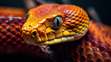 Fototapeta premium Exotic animal of snake
