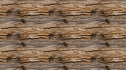 Seamless wood pattern, created with generative AI technology