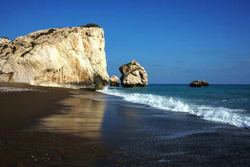 Aphrodite rocks and beach, Cyprus