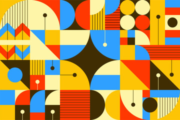 Obraz premium Modern abstract geometry pattern. Geometric minimalist design.