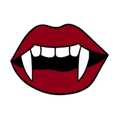 Red Vampire Lips