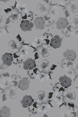 Floral background for textile, fabric, covers, wallpapers, print, gift wrapping, home decor. Illustration.