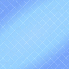 Fototapeta na wymiar Gradient cover. Cute distorted grid. Blue aesthetic background.