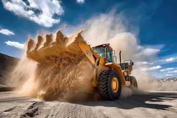 Wheel loader fabric prints