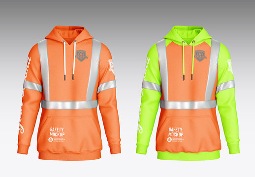 Safety Hoodie Mockup