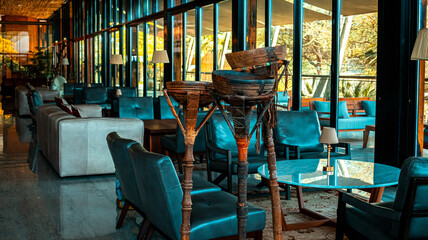 Restaurant interior indoor