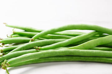 採れたてのインゲン豆