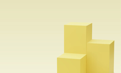 Vector podium, pedestal or platform, cosmetic product presentation background. 3d podium. Place for ads.