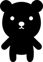 Cute Bear outline icon