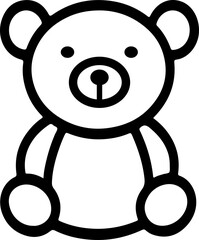 Cute Bear outline icon