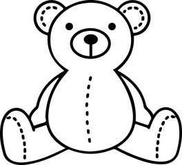Cute Bear outline icon