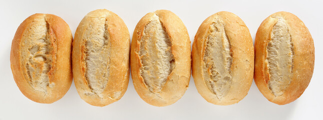 Loaves of small bread