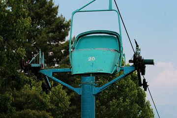 Chair lift in the park 